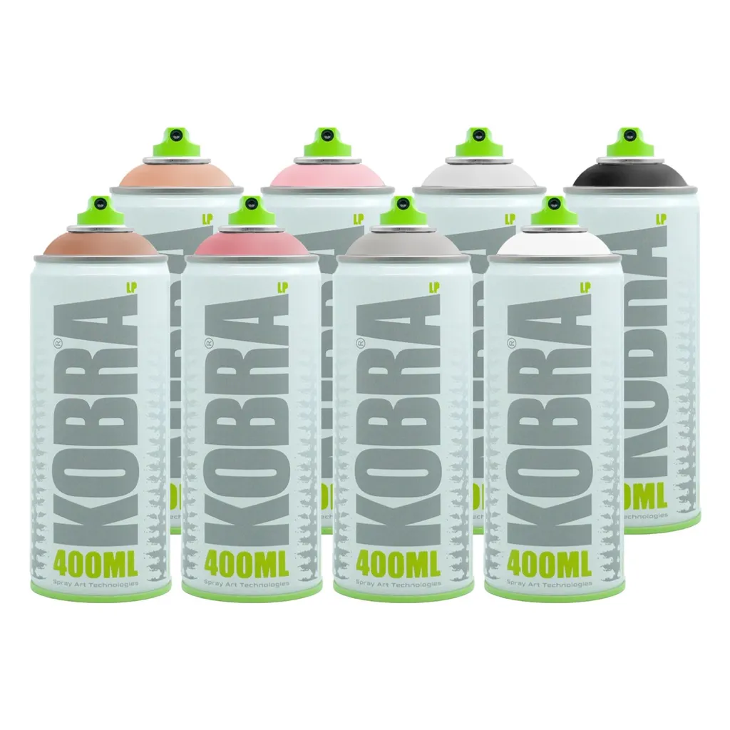Kobra Paint Low Pressure - Easter Bunny - 8 pack