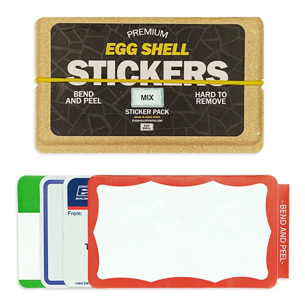 Egg Shell Stickers Classic Mix pack 80 pcs