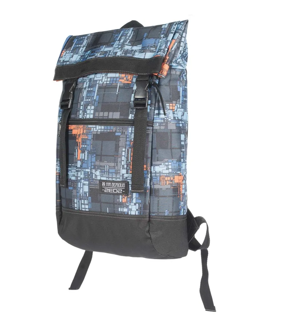 Mr Serious To Go Backpack Blue Zedz