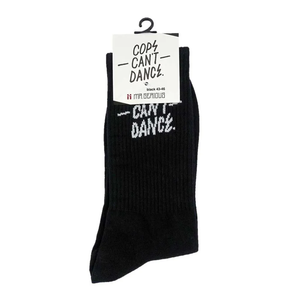 Mr Serious Cops can’t dance socks deal