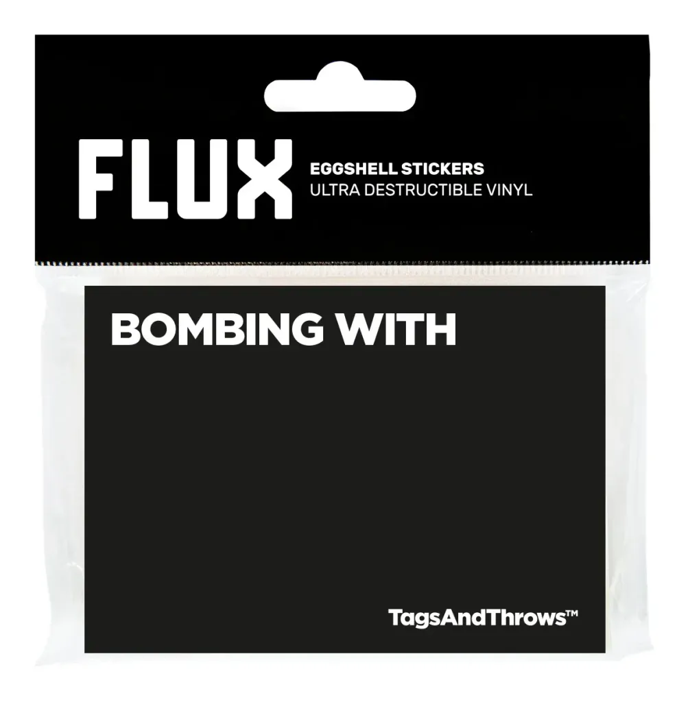 FLUX Eggshell Stickers 50 pcs Bombing With