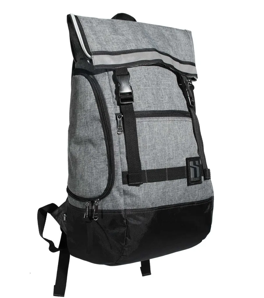 Mr Serious Wanderer Backpack Grey Said Kinos