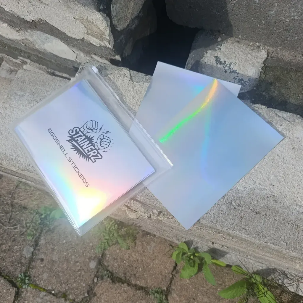 Stainerz Eggshell Stickers A4 10 pcs Holographic