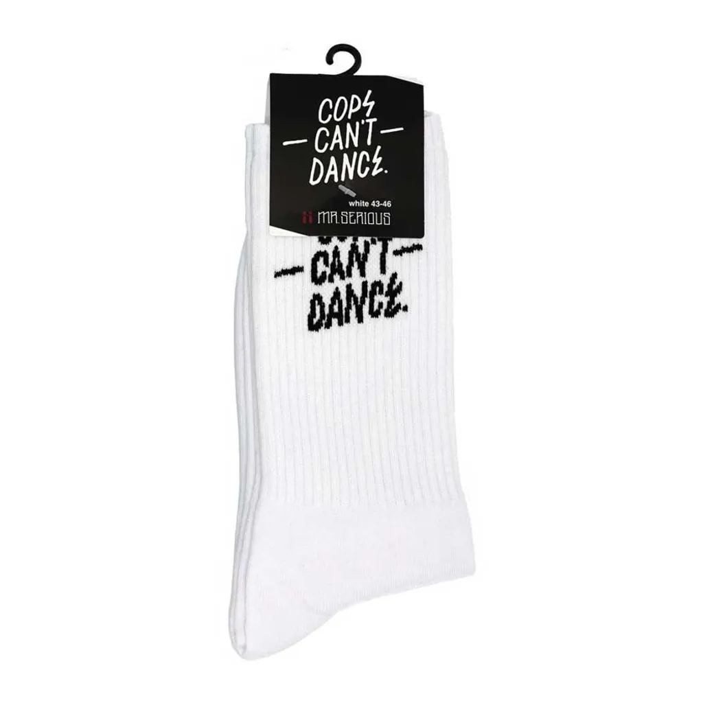 Mr Serious Cops can’t dance socks deal