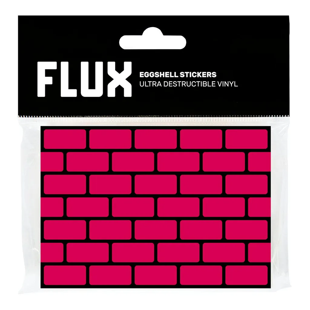 FLUX Eggshell Stickers 50 pcs Brick Magenta