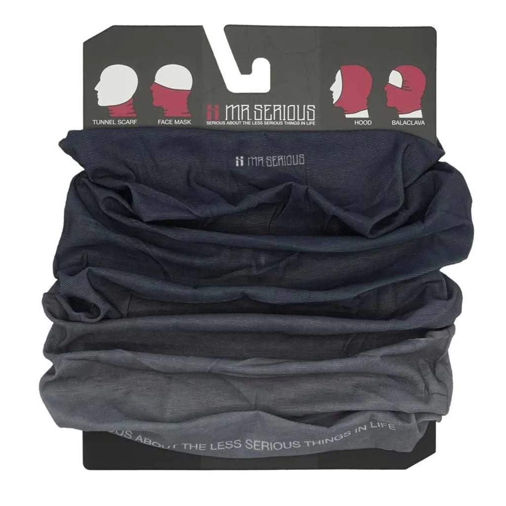 Mr. Serious Grey tunnel scarf