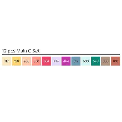 Stylefile marker Main C 12 set