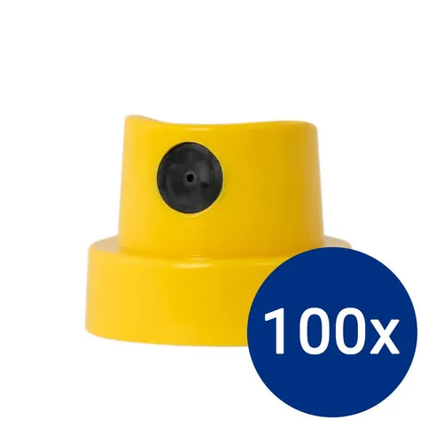 Yellow Super Fat Cap - 100 pack