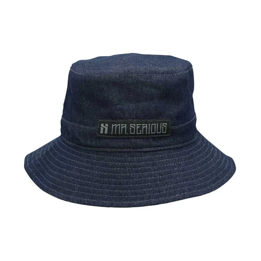 Mr Serious Reversible Bucket hat blue