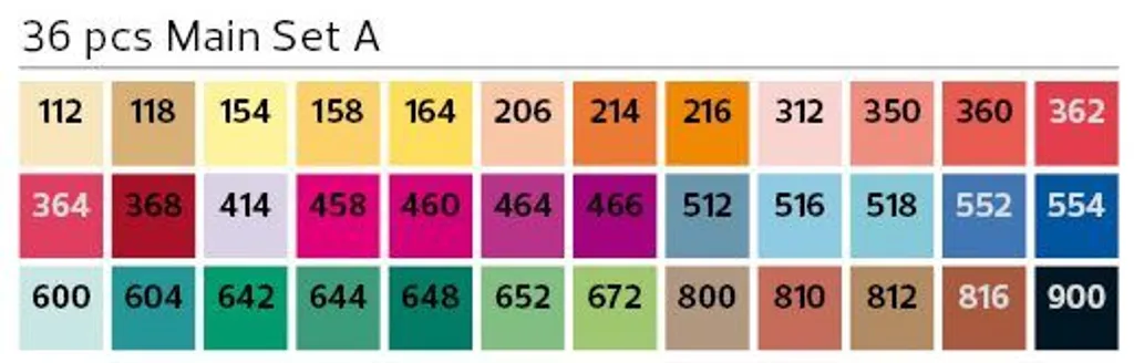 Stylefile Marker Main A 36 set