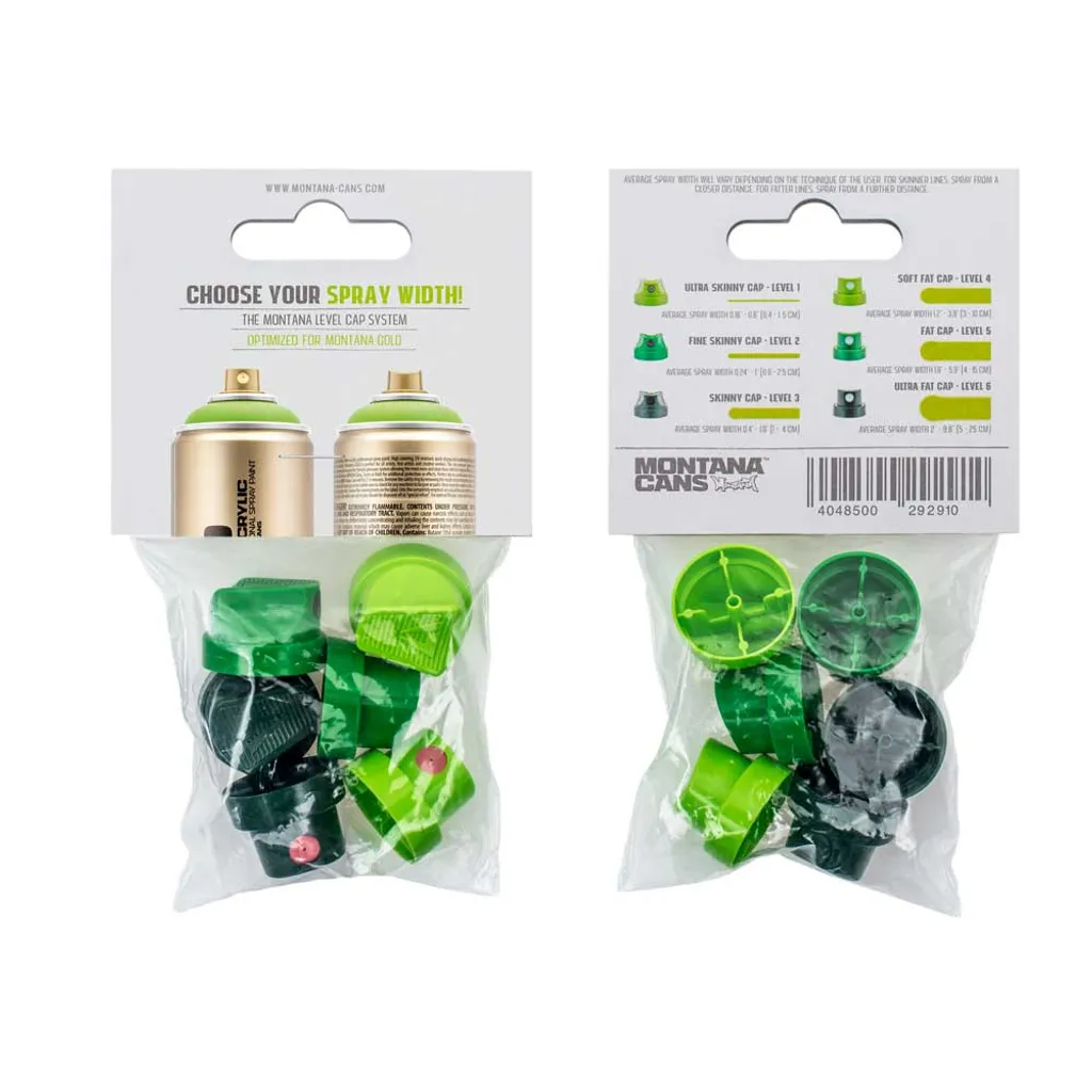Montana Level Cap set 6pcs