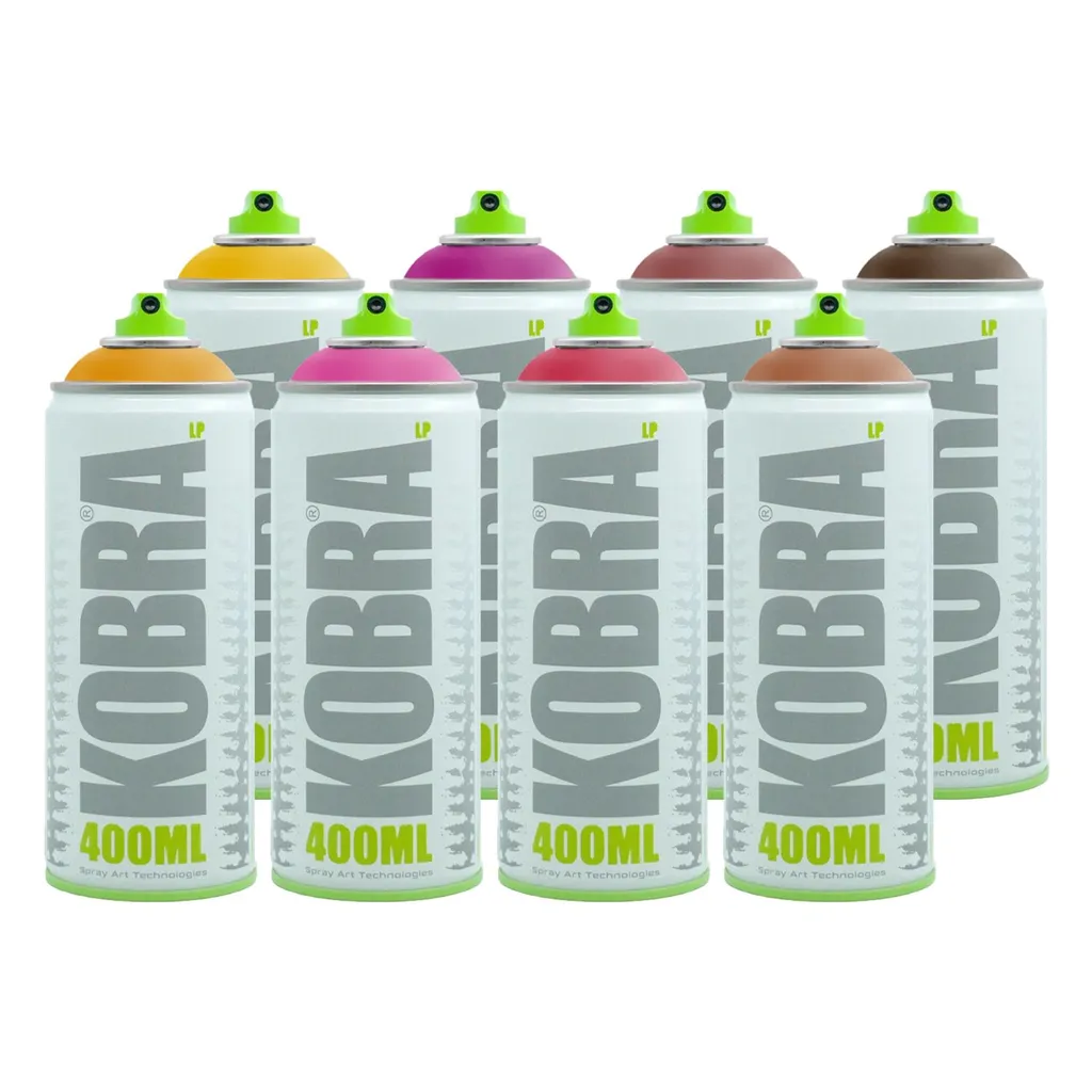 Kobra Paint Low Pressure - Natural - 8 pack