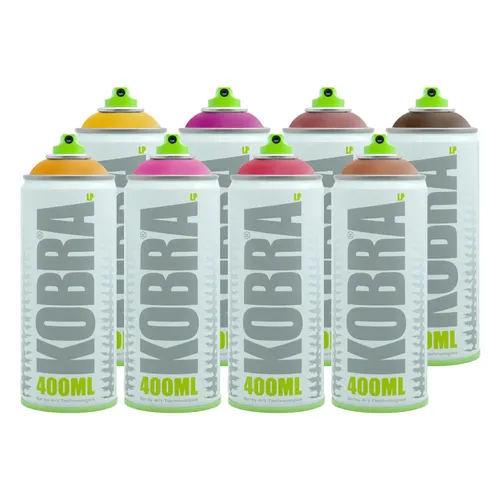 Kobra Paint Low Pressure - Natural - 8 pack