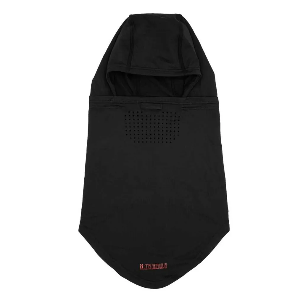 Mr. Serious Black Balaclava tunnel scarf