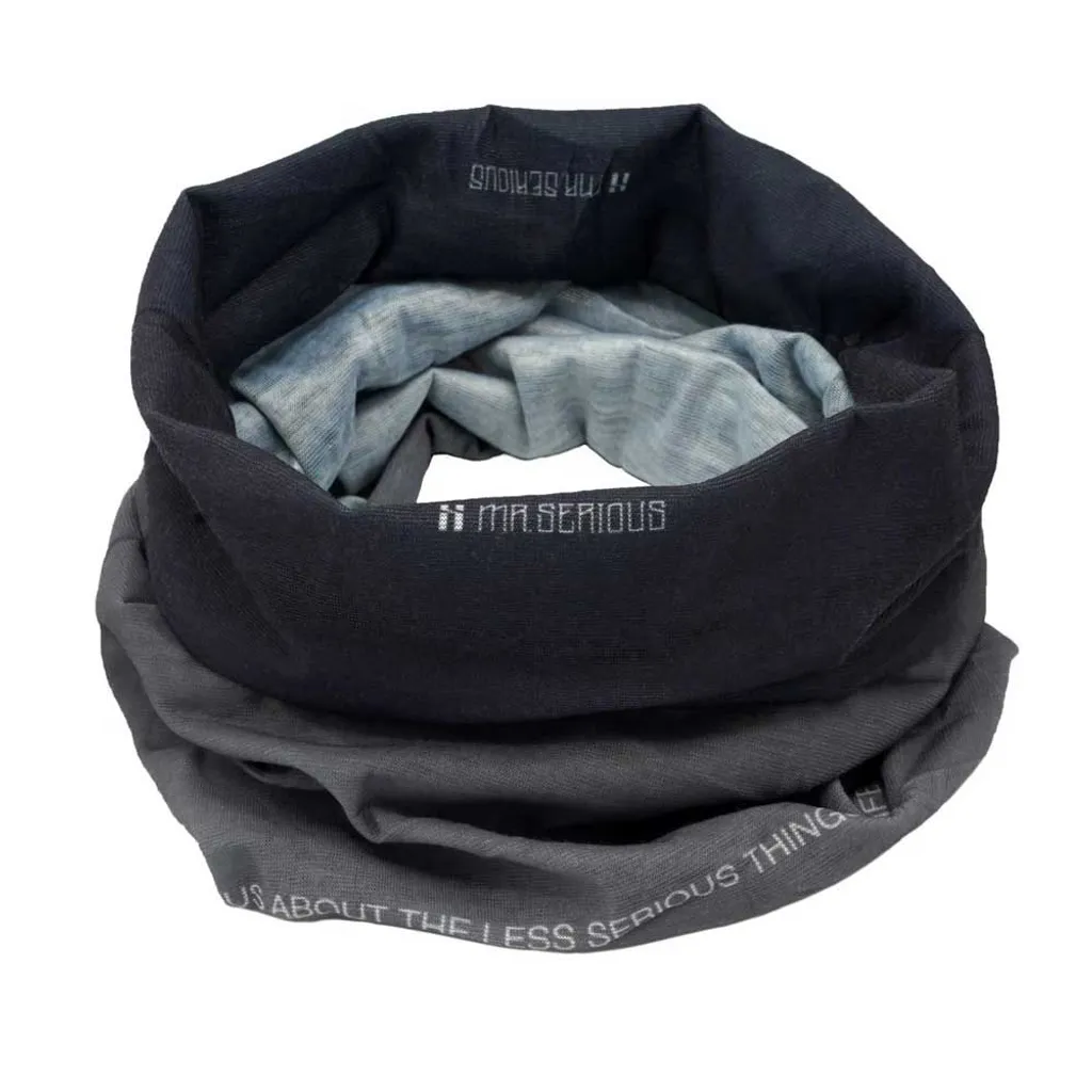 Mr. Serious Grey tunnel scarf