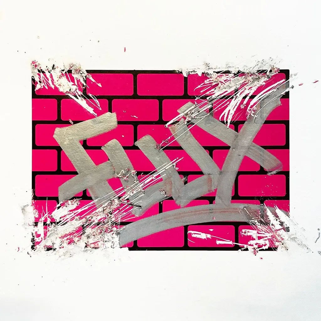 FLUX Eggshell Stickers 50 pcs Brick Magenta