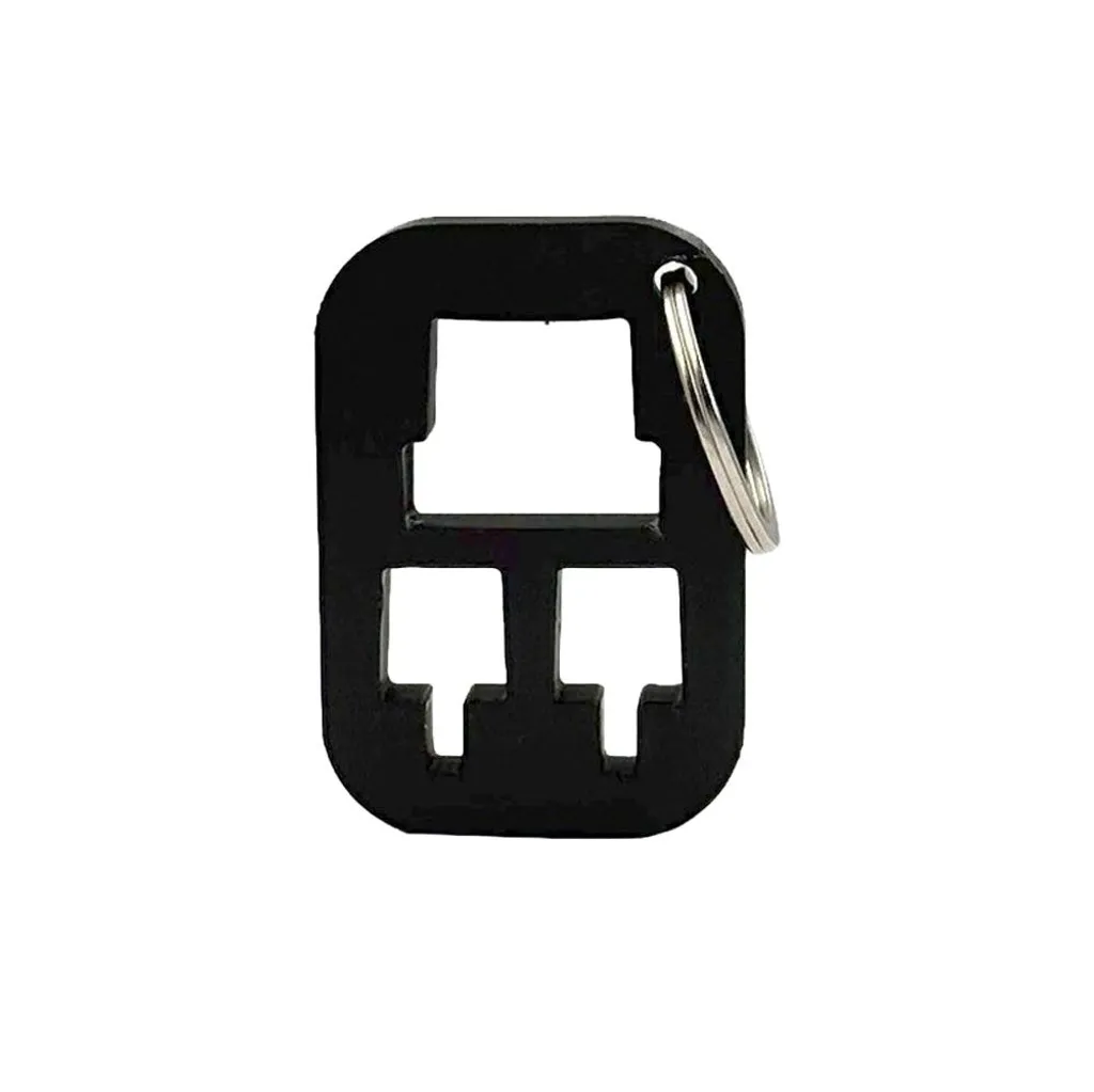 Triple Cap Keychain Small