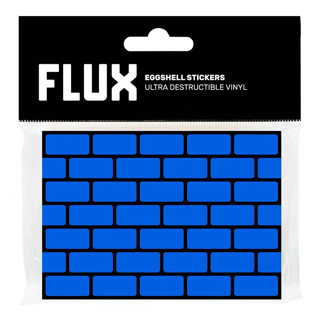 FLUX Eggshell Stickers 50 pcs Brick Cyan