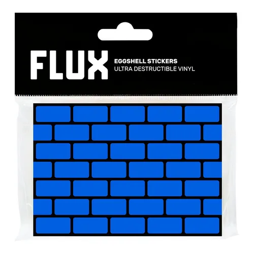 FLUX Eggshell Stickers 50 pcs Brick Cyan