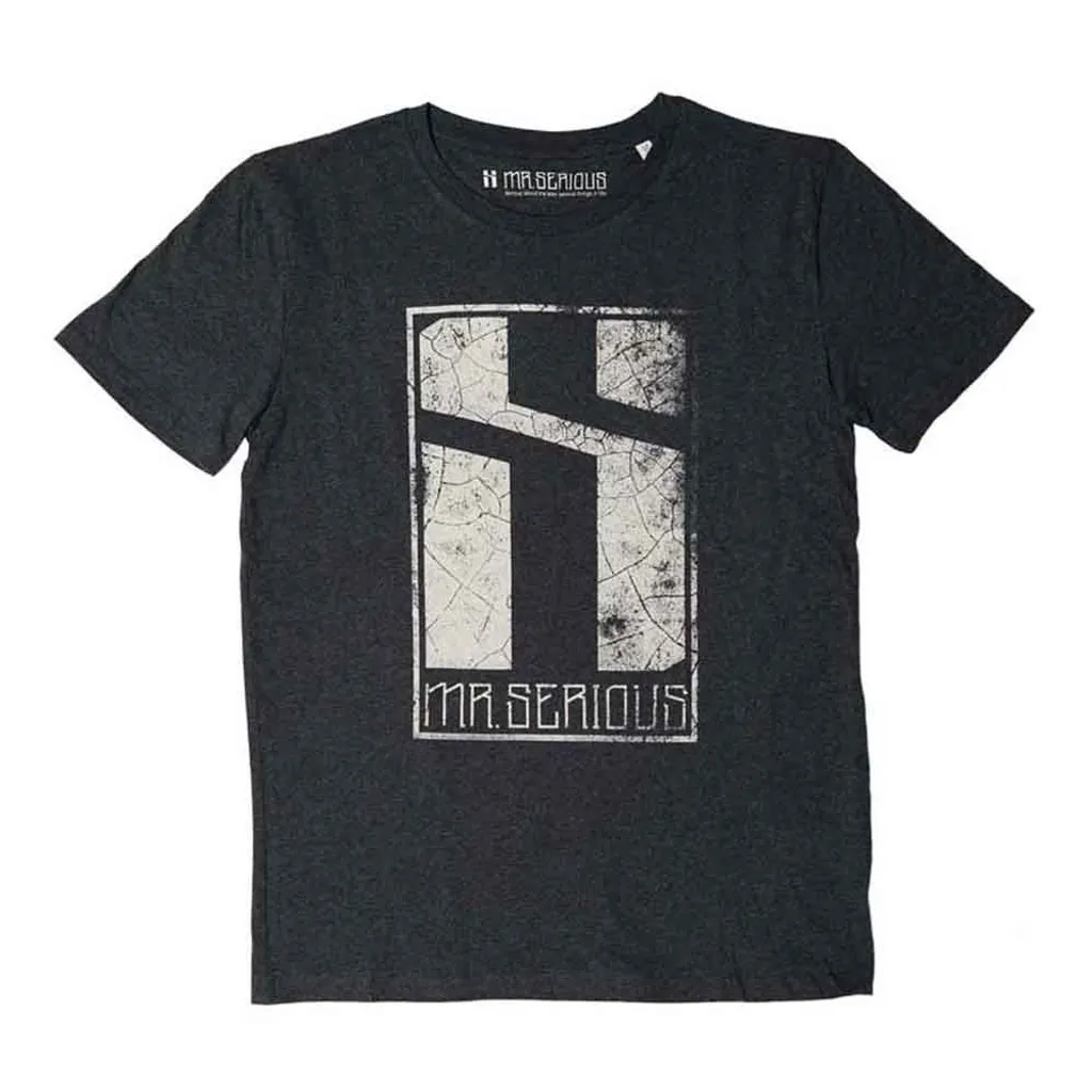 Mr Serious Eroded Logo T Shirt